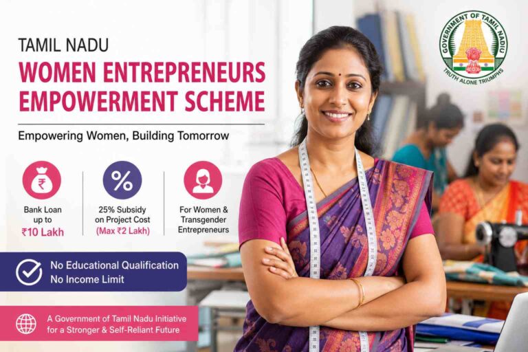 Tamil Nadu Women Entrepreneurs Empowerment Scheme (TWEES) 2026