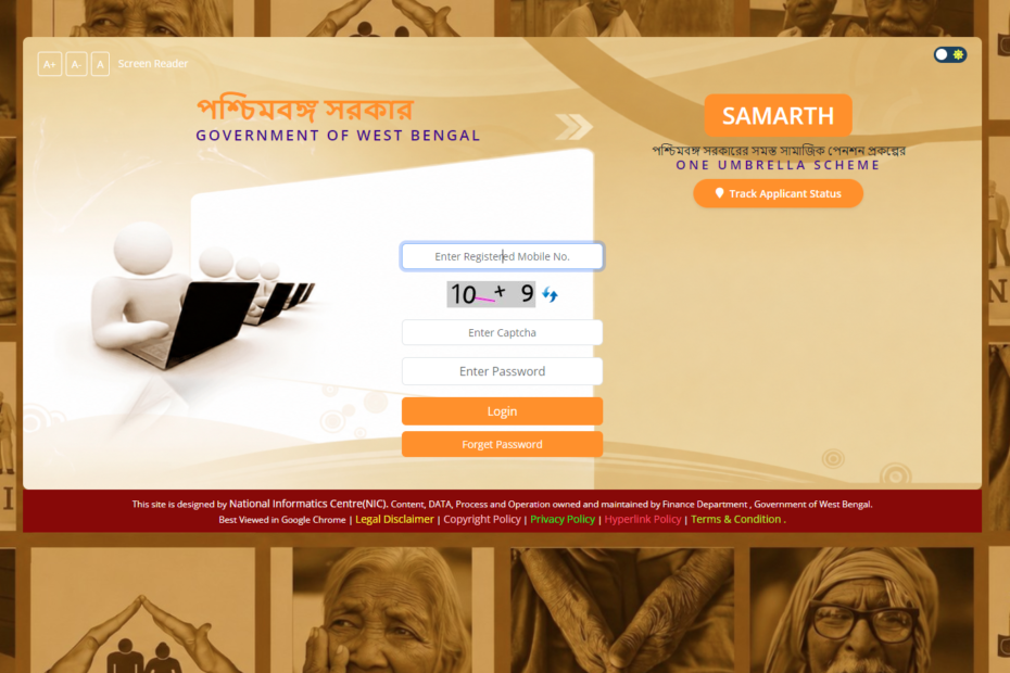 West Bengal Samarth Portal 2026: Login, Pension Status, Services, Covered Schemes & Complete Guide Image 1 930x620