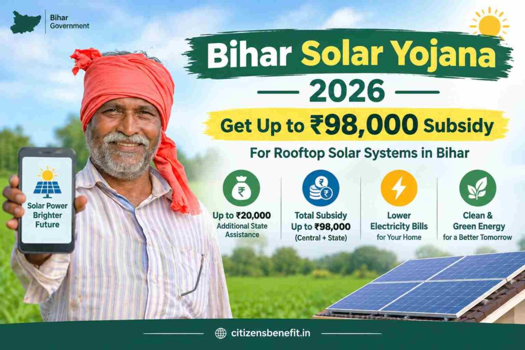 bihar solar yojana 2026 subsidy